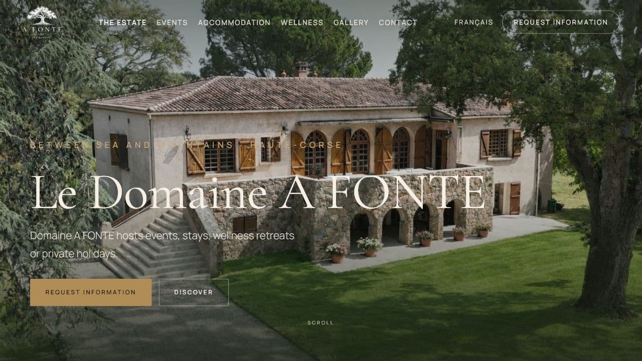 Domaine A Fonte, another shipped project